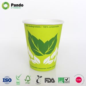 Tasses de paper de cafè calent d'una sola paret