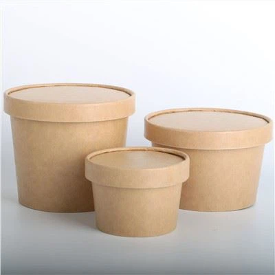 Tasses petites de gelat de paper kraft